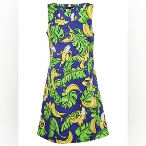 Love Moschino Banana Print Mini Dress
